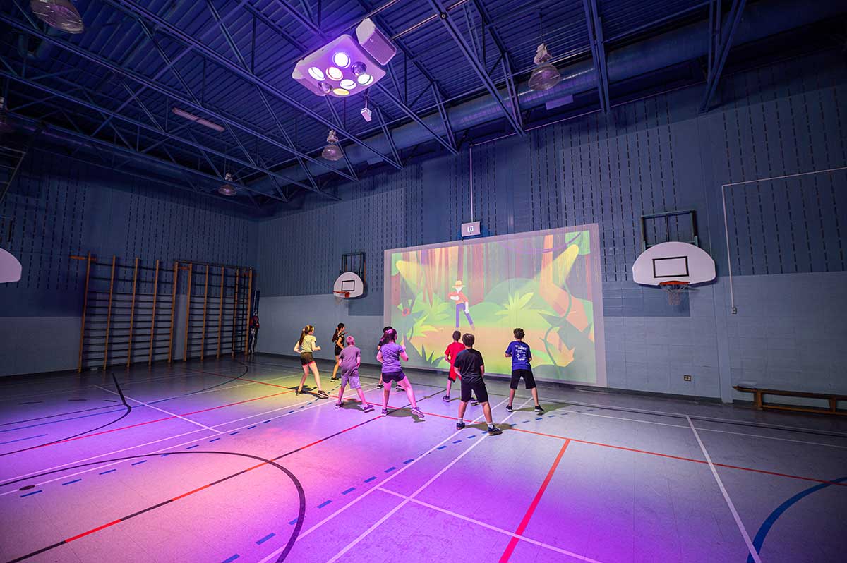 vidéoprojecteur interactif gymnase