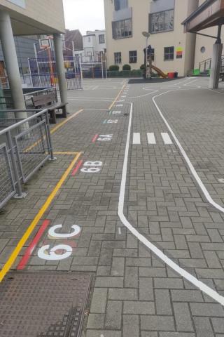 Circuit vélo marquage