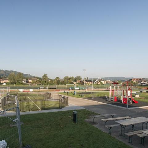 Aménagements extérieurs Andenne Arena