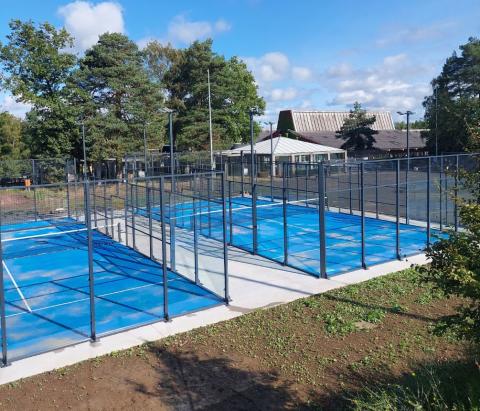 Terrains de padel extérieurs au Sart-Tilman à Liège