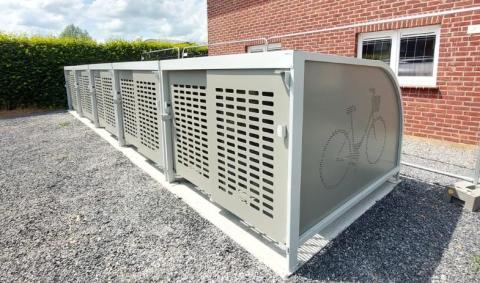 nouvel abri pour les vélos