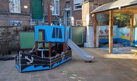 module bateau pour la cour de récré