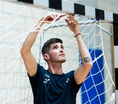 fixation filet handball