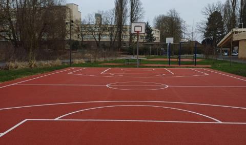 aménagement extérieur au complexe du Ceria à Anderlecht