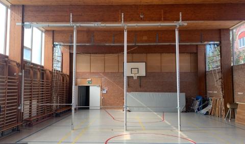 bommes et recks sur mesure salle institut des Soeurs de Notre-Dame Anderlecht
