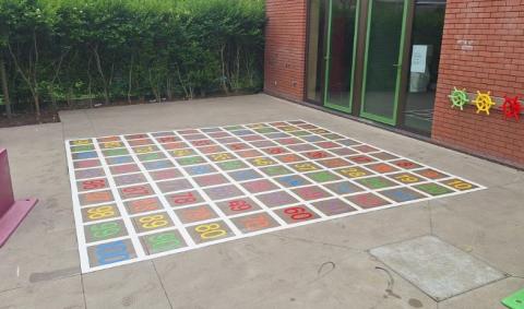 marquage jeux ludique cour de récré