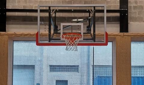 but de basket repliable horizontalement Molenbeek