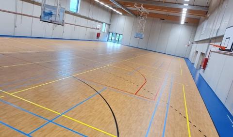 sol sportif Taraflex Athénée Royale de Virton