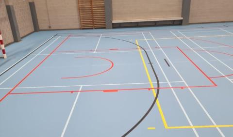 sol sportif en PU