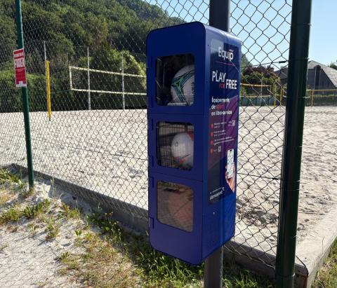 Station Idemasport ballons de foot/basket/volley