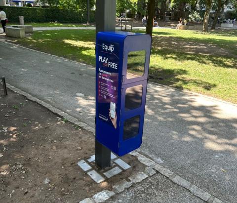 Station connectée Equip Sport-Idemasport Parc Gerlache