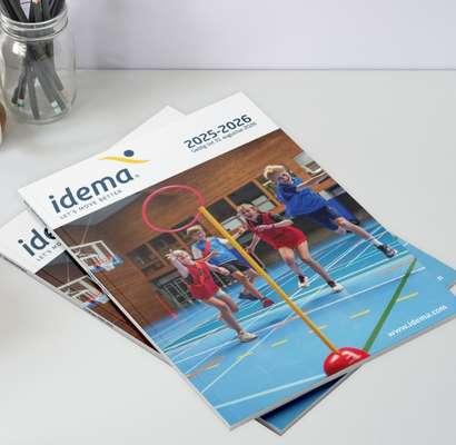 Idema catalogus met sportproducten