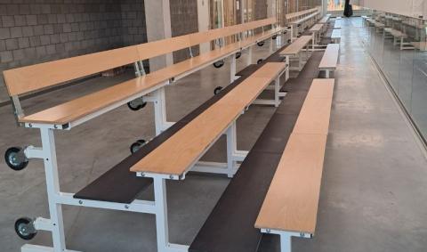 houten tribunes