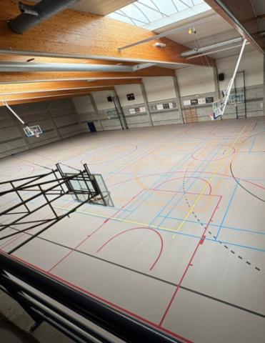 Hall Omnisport Hamoir revêtement