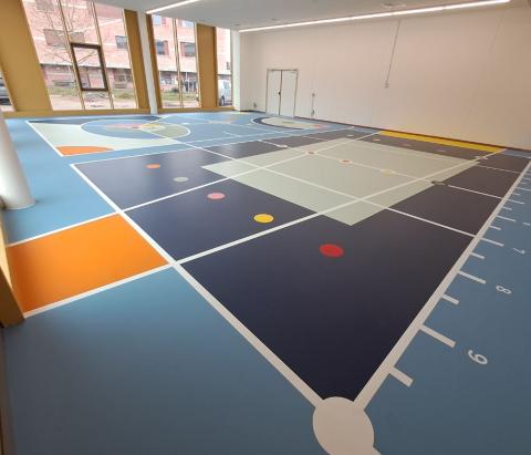 Athletics Skills Model bewegingszaal