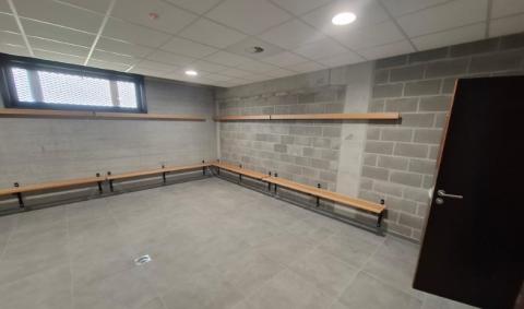 vestiaires Pepinster pôle sportif