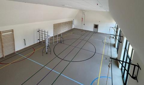 Nouveaux aménagements de sport pour une école