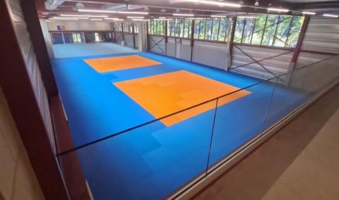 espace aménagé pour les sports de combat au CEMAS