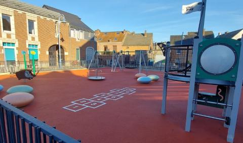 modules et jeux ludiques extérieurs pour enfants