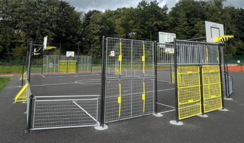 nouveau terrain multisport à Stavelot