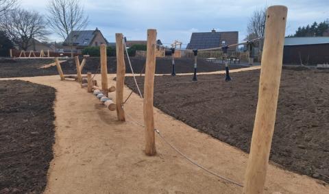 parcours d'agilité en bois de robinier