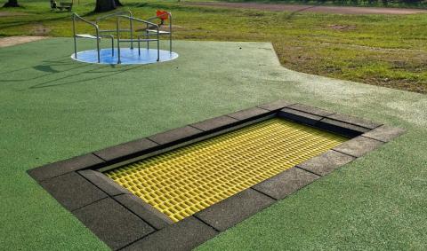 Trampoline Plaine DERU Verviers