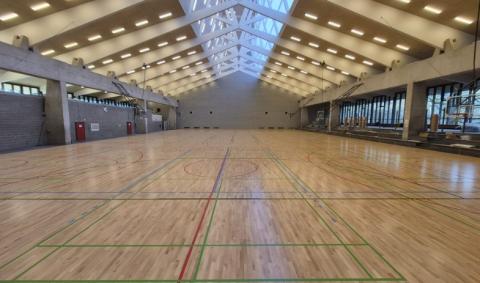 revêtement en vinyle Gerflor blanc gravier Liège