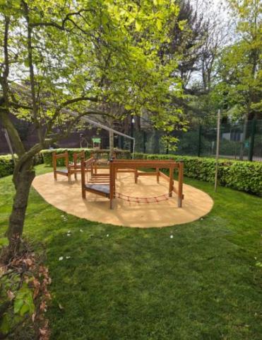 aménagement jardin crèche Ixelles