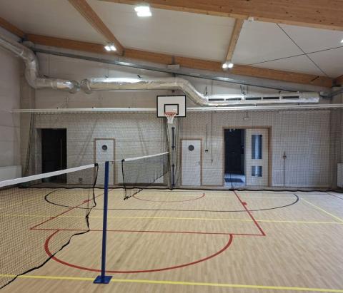 nouveau sol sportif salle de gym Trois-Ponts