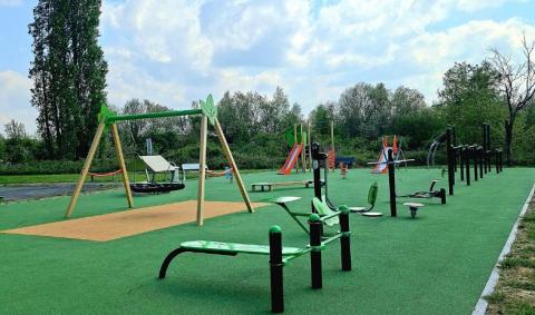 aire de jeux et fitness la Louvière