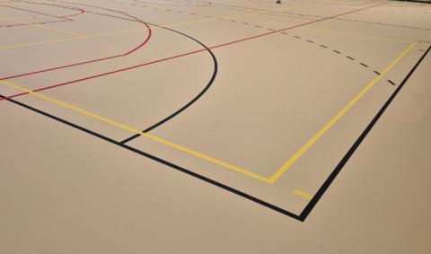 sol sportif hall omnisport oupeye polyuréthane