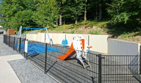 Aire de jeux sécurisée à Sprimont