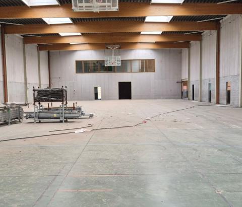 hall omnisport de Bizet avant travaux par Idemasport