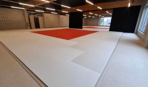 aménagement d'une salle pour les arts martiaux