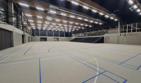revêtement de sol sportif avec tracés à Turnhout