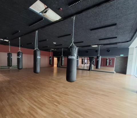 aménagement de la salle de danse et de boxe